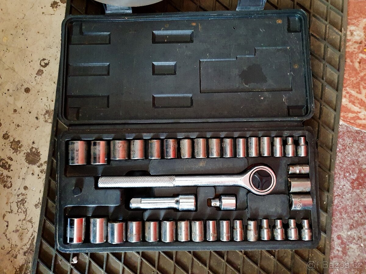 Sada metrických a coulových nástavců - 2