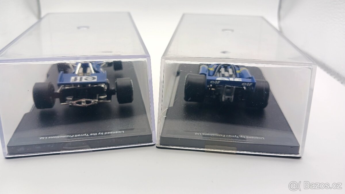 Modely F1 Tyrell 1:43 sada 2 kusů - 2