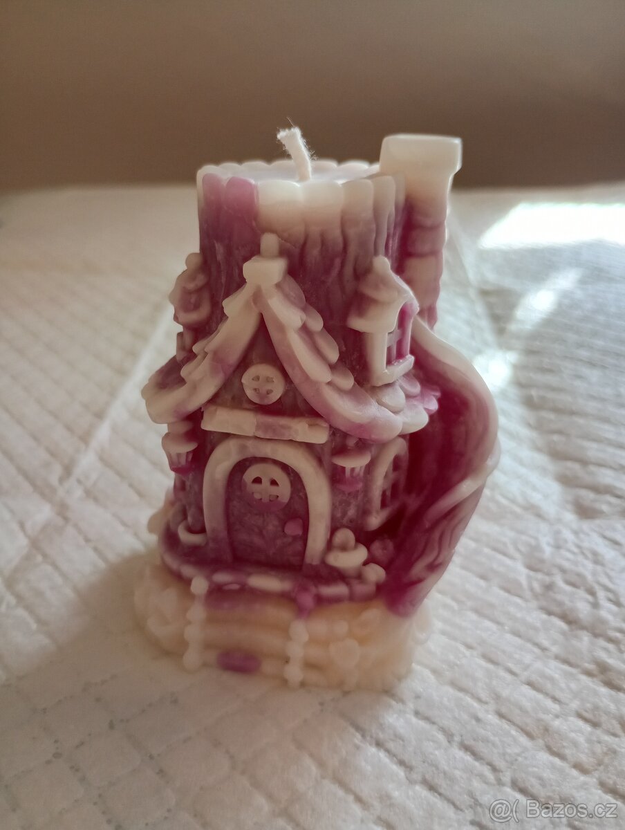 Krásná dekorační svíčka - 2