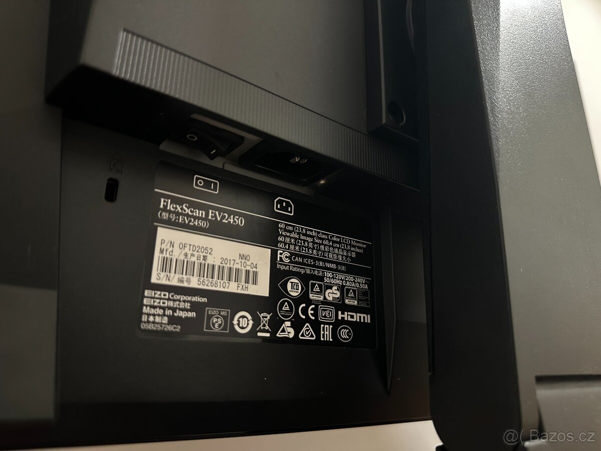 Monitor EIZO EV2450 IPS displej 23,8 palců - 2