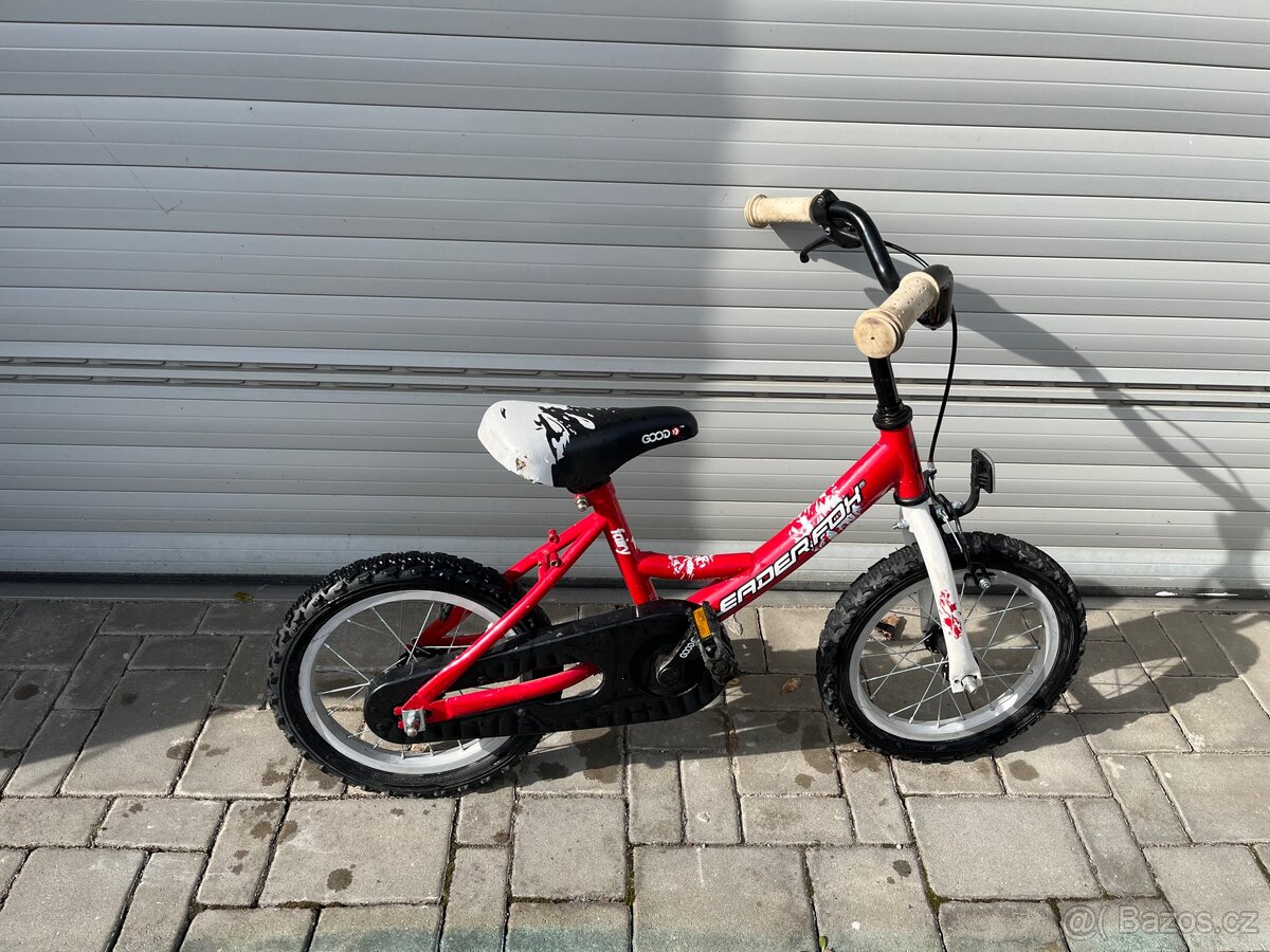 Detske kolo LeaderFox 14" s helmou - 2