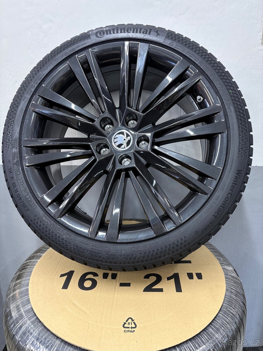 ORIG.ALU AŠKODA SUPERB III, IV CANOPUS BLACK 235/40/19 (D10) - 2