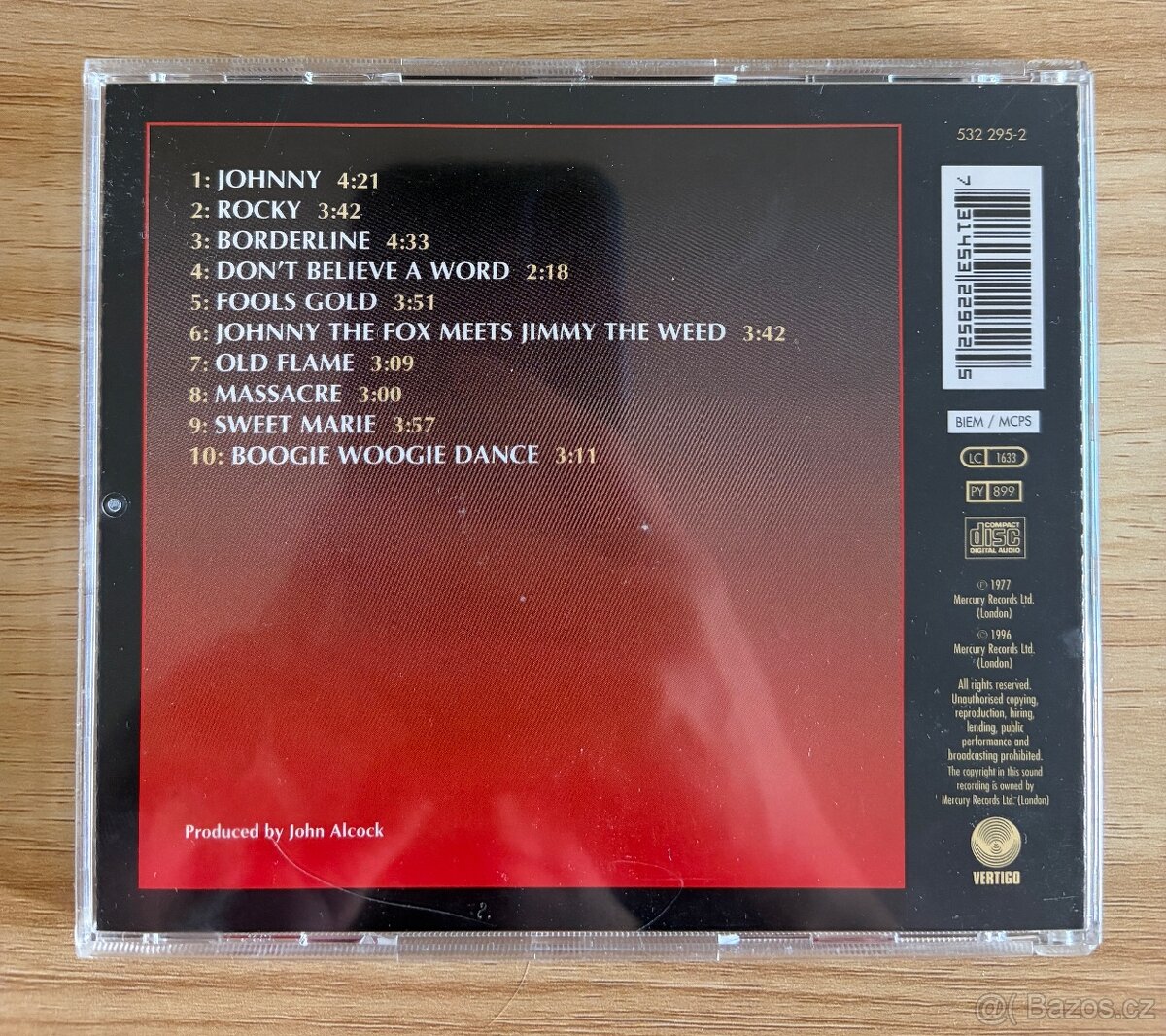 CD Thin Lizzy - Johnny The Fox - 2