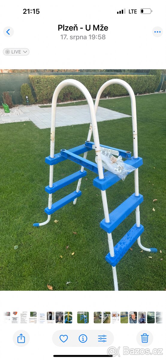 Schůdky do bazénu - 2