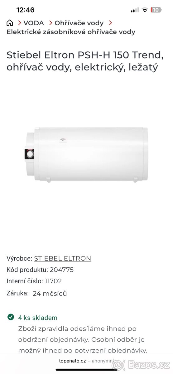 Stiebel Eltron PSH-H 150 Trend, - 2