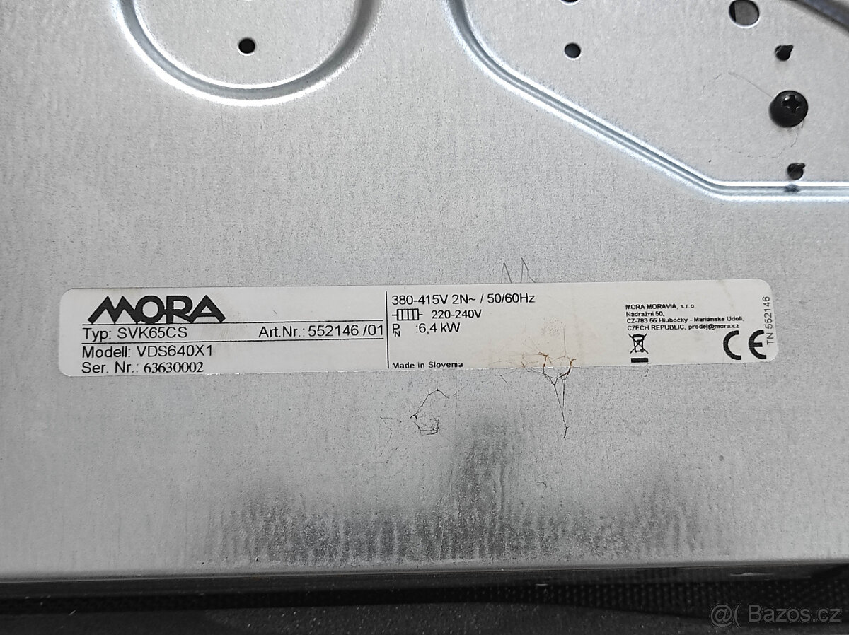 Varná deska MORA - 2