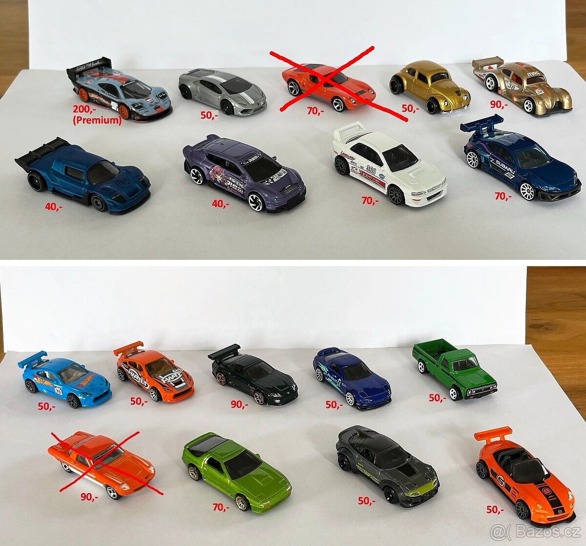 Hot Wheels - rozbalené, nehrané... - 2