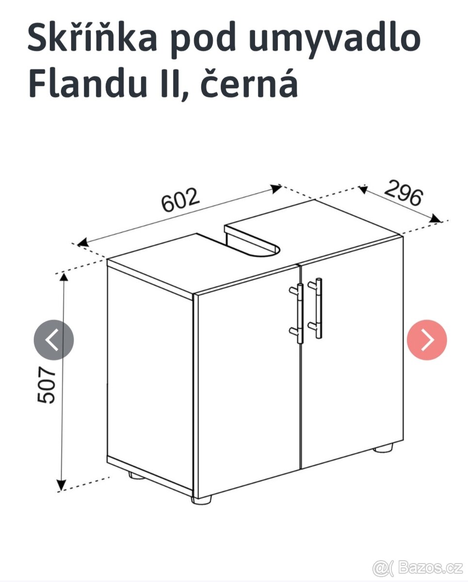 Skříňka pod umyvadlo - 2