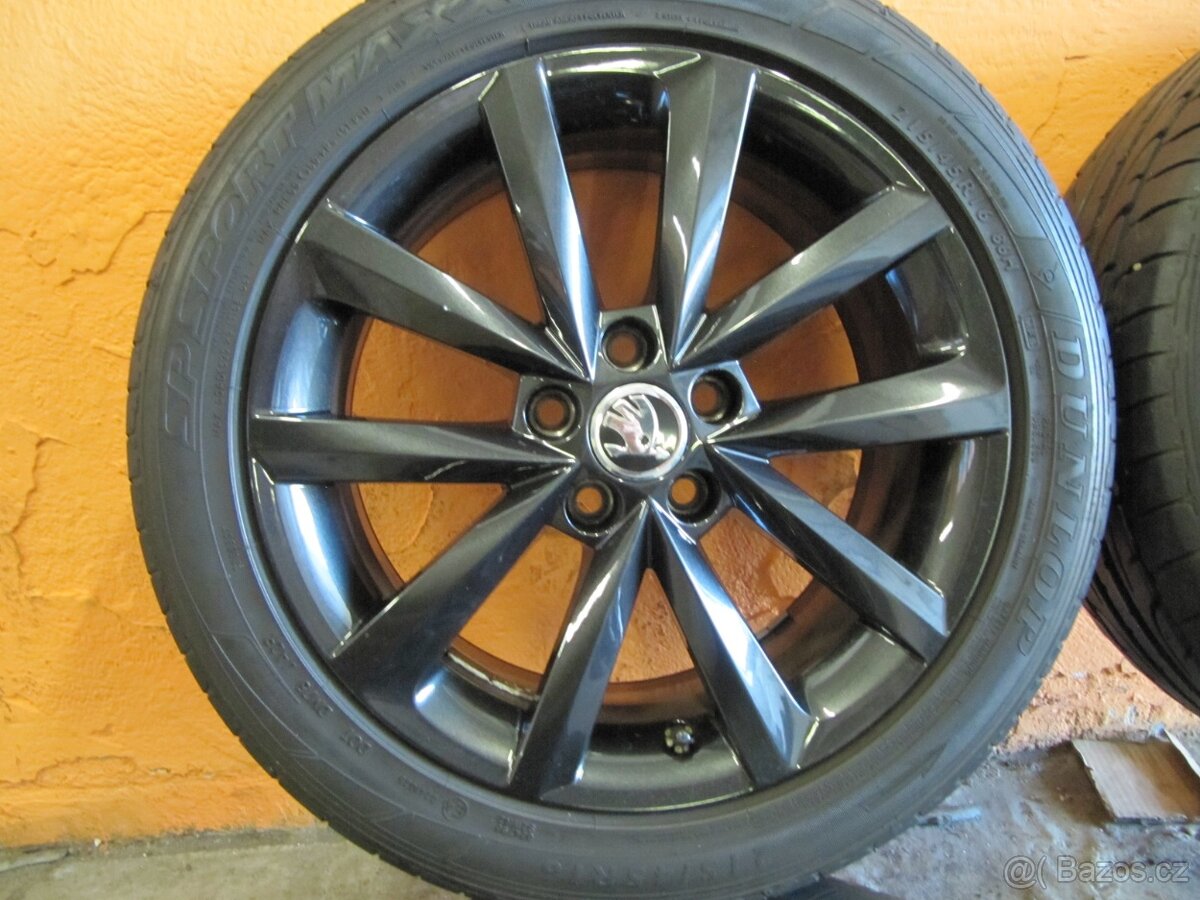 Alu Škoda + 215/45/16 Dunlop - 2