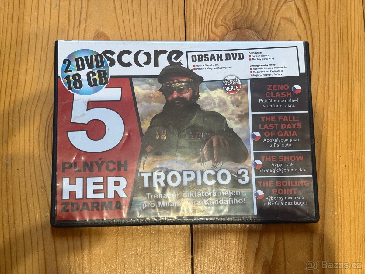 Balíček 3x DVD příloha časopisu SCORE - 2