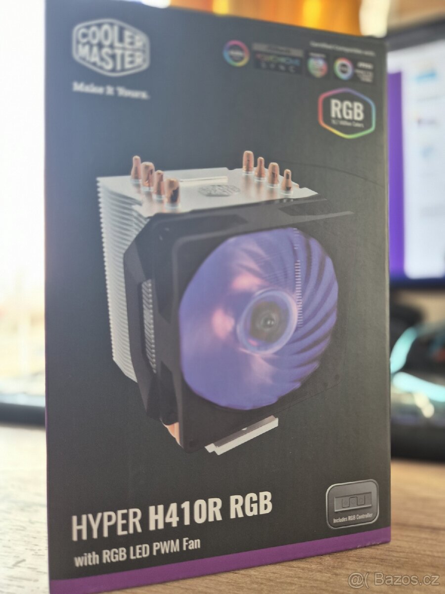 Chladič procesoru CoolerMaster Hyper H410R RGB - 2