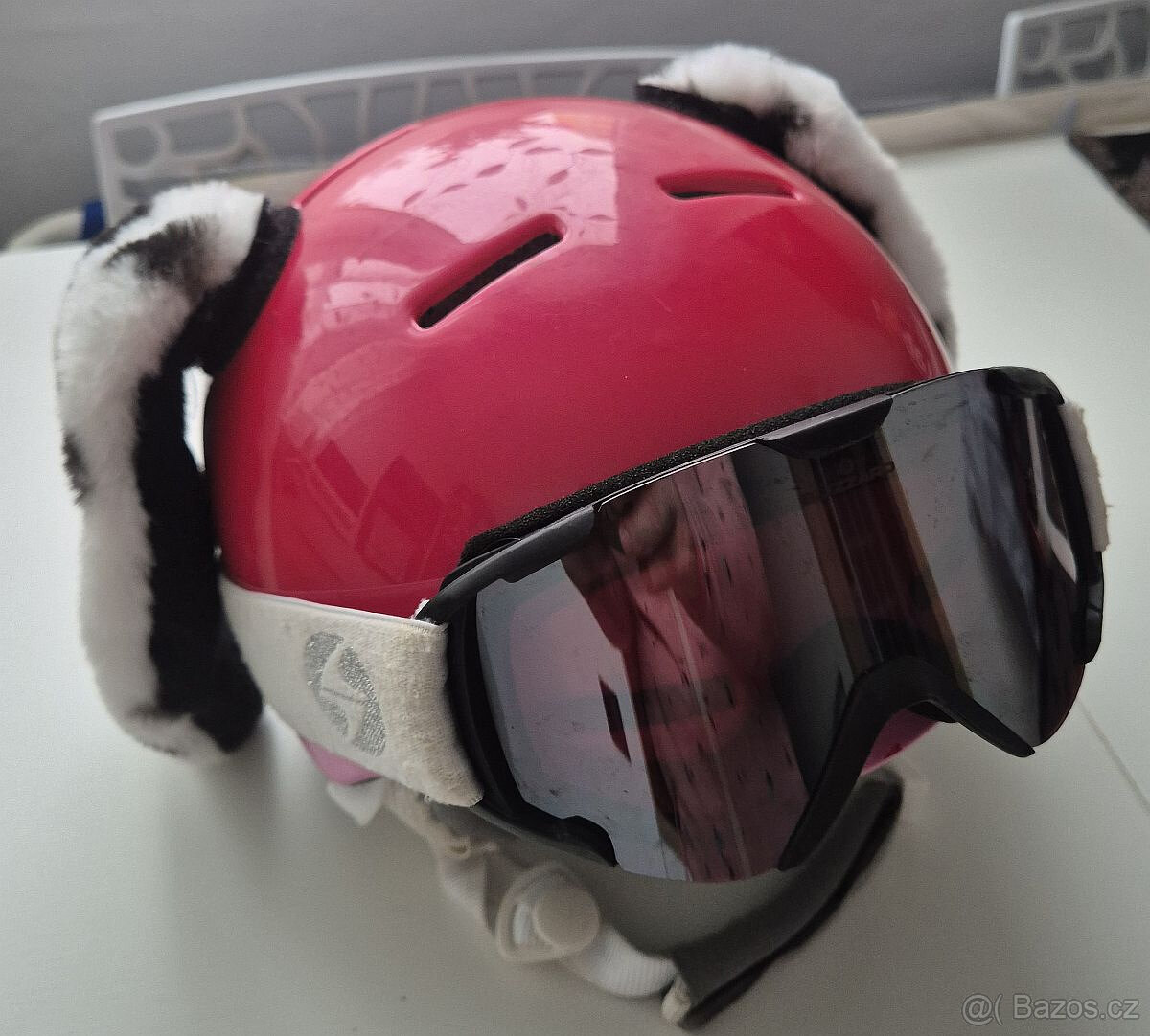 HELMA NA LYŽE VEL S (SALOMON) + BRÝLE (BLIZZARD) + UŠI - 2