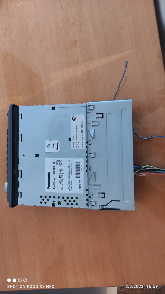 Autorádio Panasonic - 2