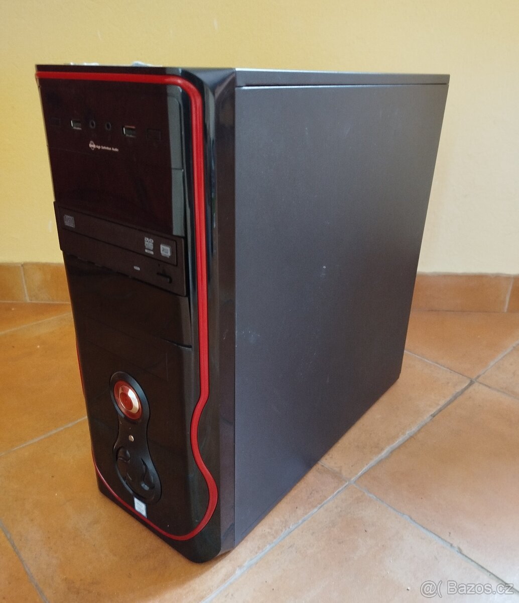 Skříň miditower + zdroj 350W + DVD-RW mechanika - 2