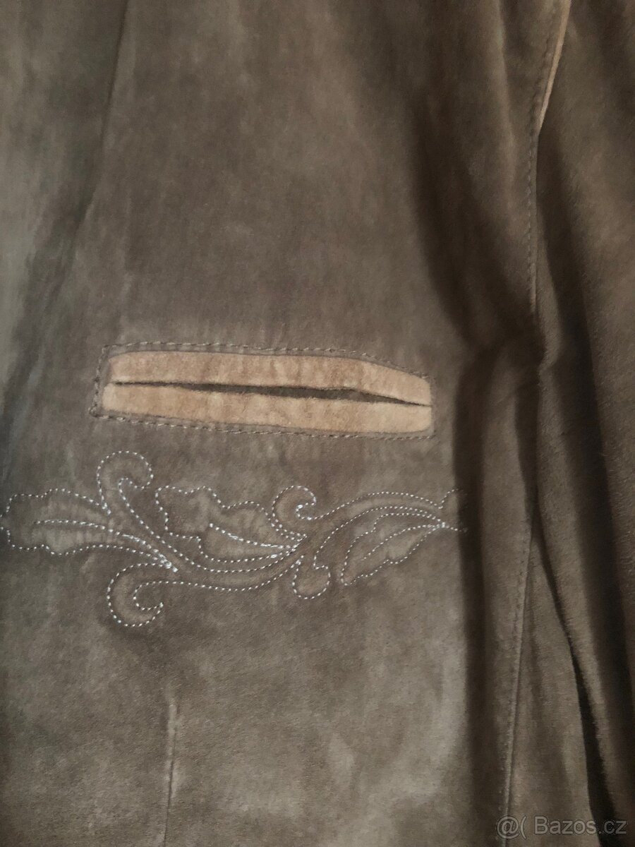 Lehká myslivecká kožená bunda - 2