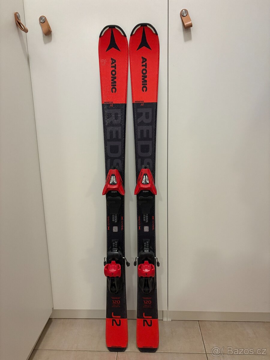 Dětský SET- lyže120, boty 22,5, hůlky 100 - 2