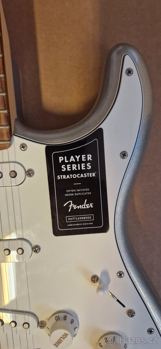 Fender Player Stratocaster Silver min použitá - 2