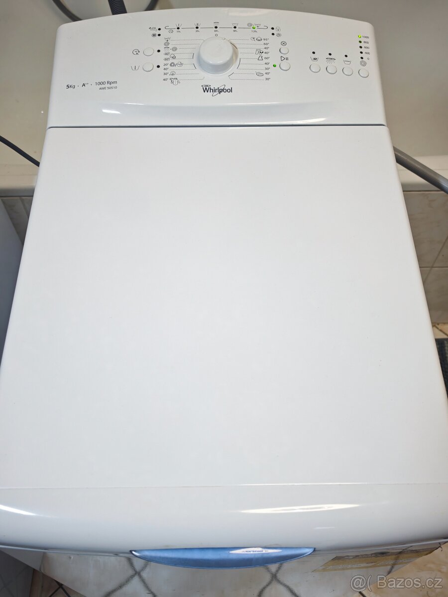 Whirlpool A++, 1000ot. Fuzzy Logic, 4 roky stará - 2