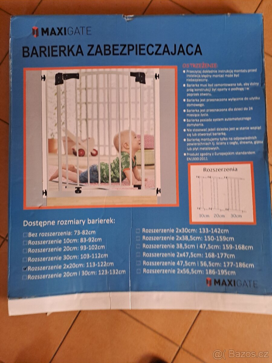 Zábrana na schody 73cm - 122cm - 2