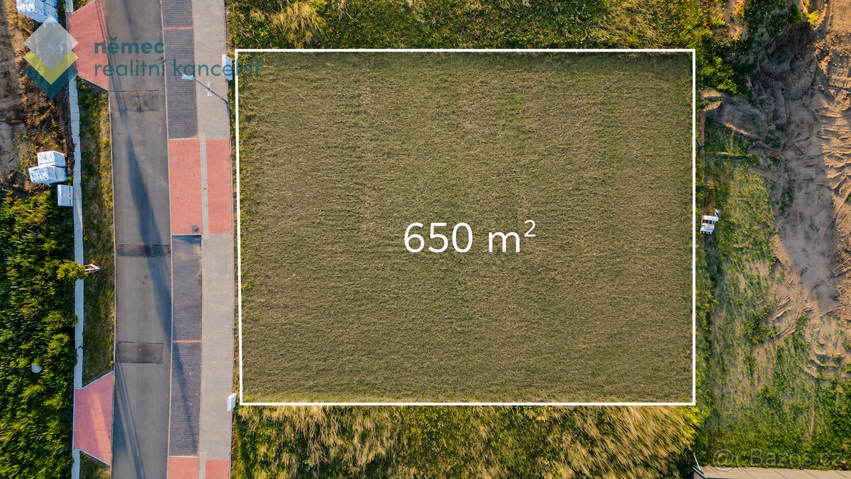 Prodej, lukrativní stavební parcela, 650 m², Choťánky u Podě – pohled 2