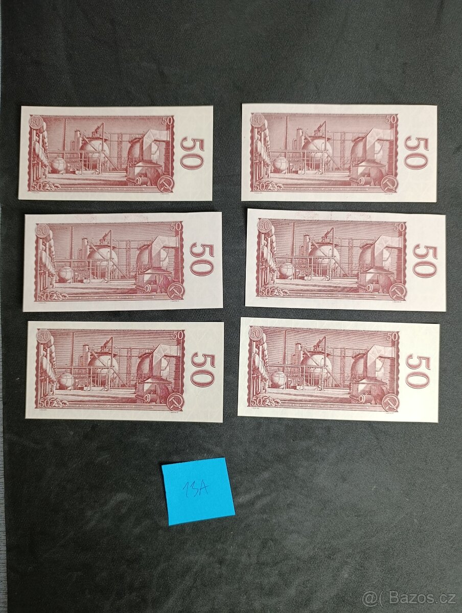50 korun rok 1964 stav UNC - 2