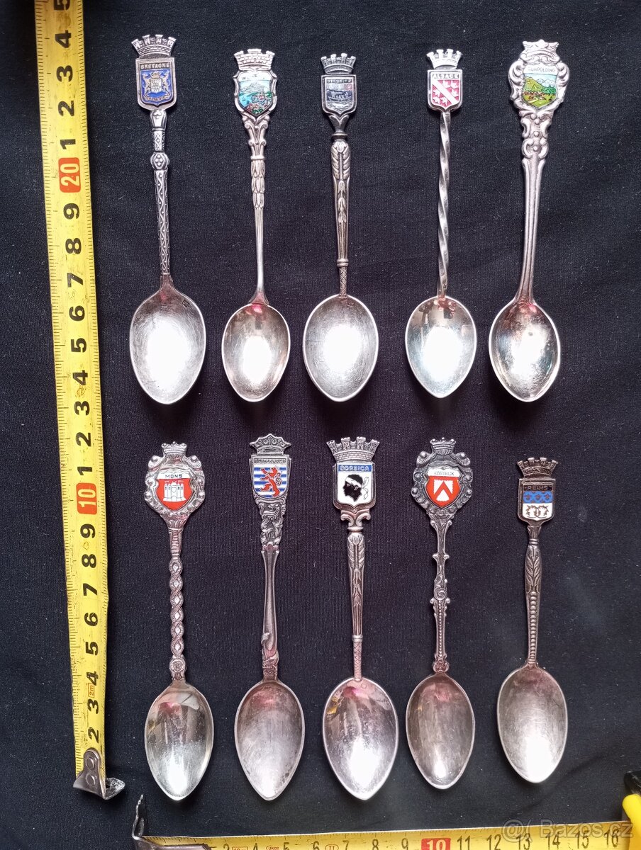 Sběratelské lžičky, vidličky, nože - celkem 106 ks - 2