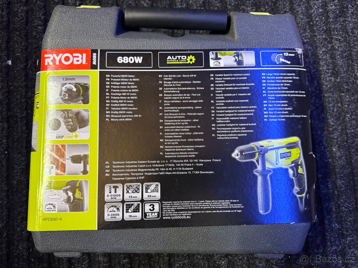 Ryobi RPD 680-K. Nová - 2