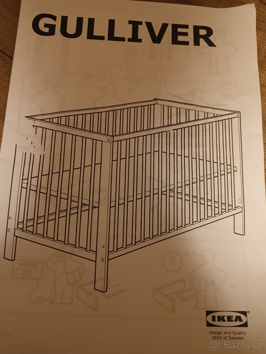 Dětská postýlka na kolečkách - 2