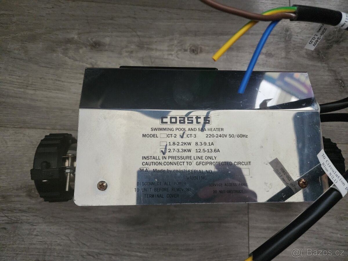 Elektrický ohřev vody Coasts ST-3, 3 kW - 2