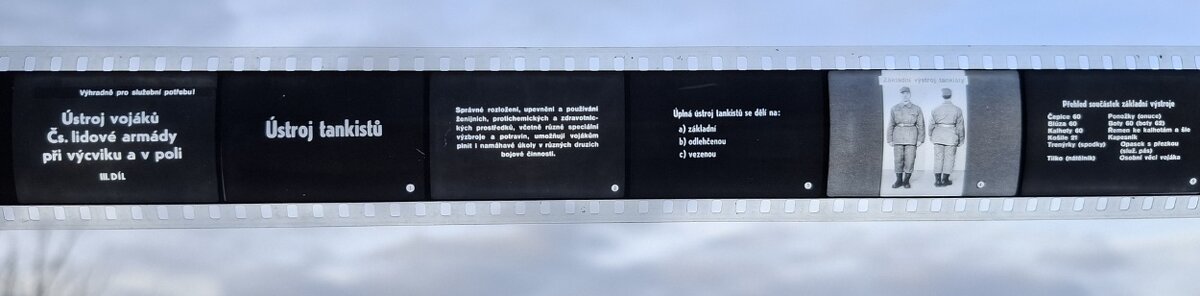 Vojenské výukové diafilmy ČSLA – 5 kusů - 2
