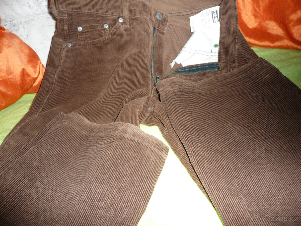 HIS manšestrové dámské kalhoty (rifle, džíny) vel. 40 - 2