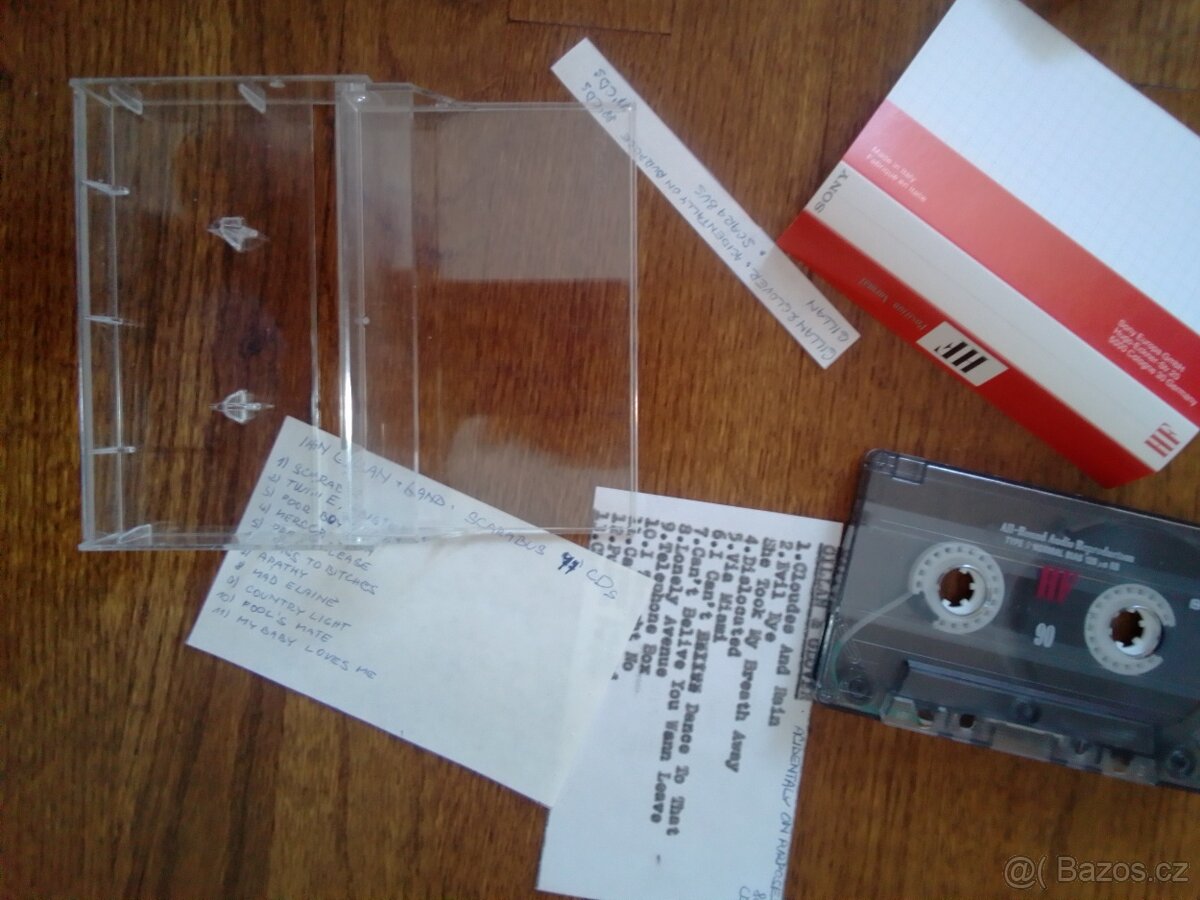 Kazety JVC, TDK, SONY, MAXELL a další. - 2