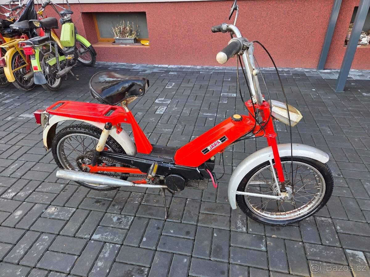 Babetta 207 s kartičkou, červená původní 2. - 2