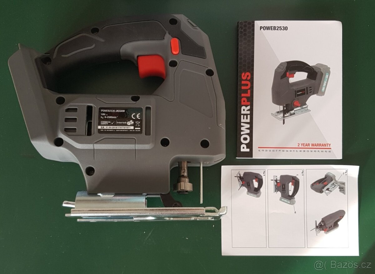 Přímočará pila 18V (bez akumulátoru) POWEB2530 - 2