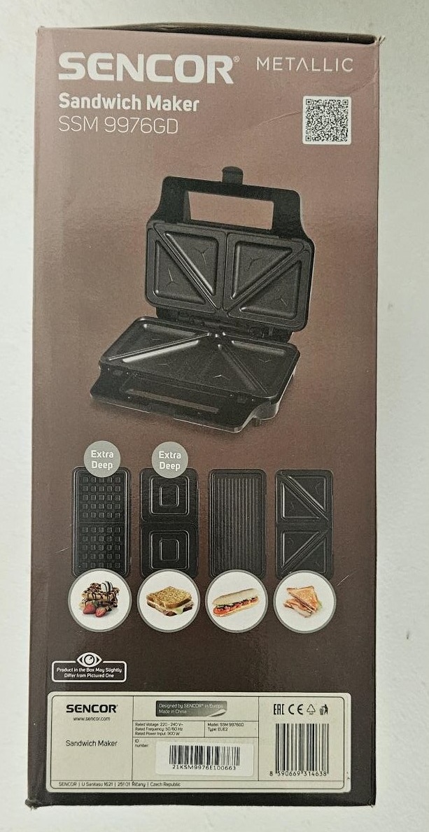 Nový sendvičovač Sencor - 2