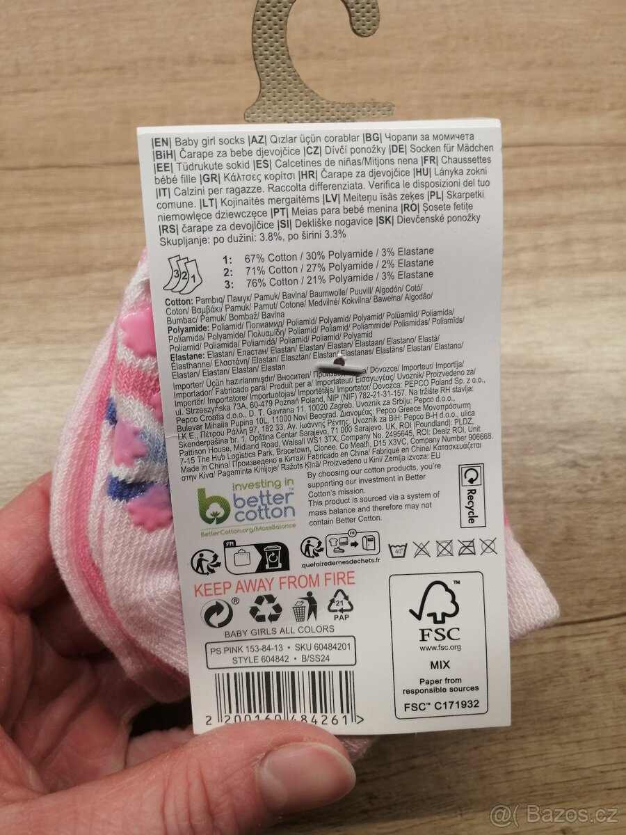 Holčičí protiskluzové ponožky - 2
