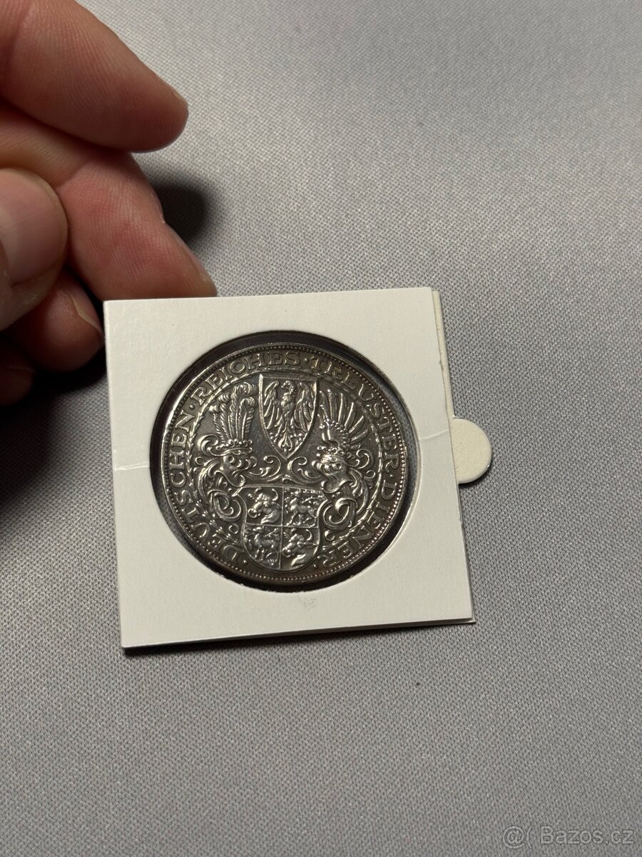 Stříbrná medaile Hindenburg 1927 - 2