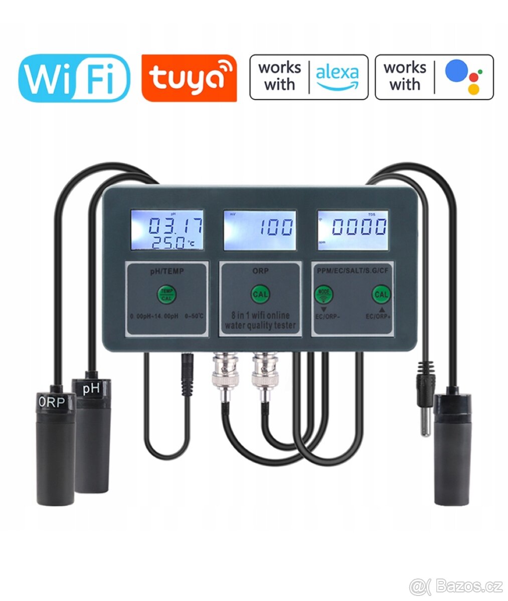 Měření ph, teploty , SG/PH/EC/slanosti/ORP/TDS/CF/ - 2