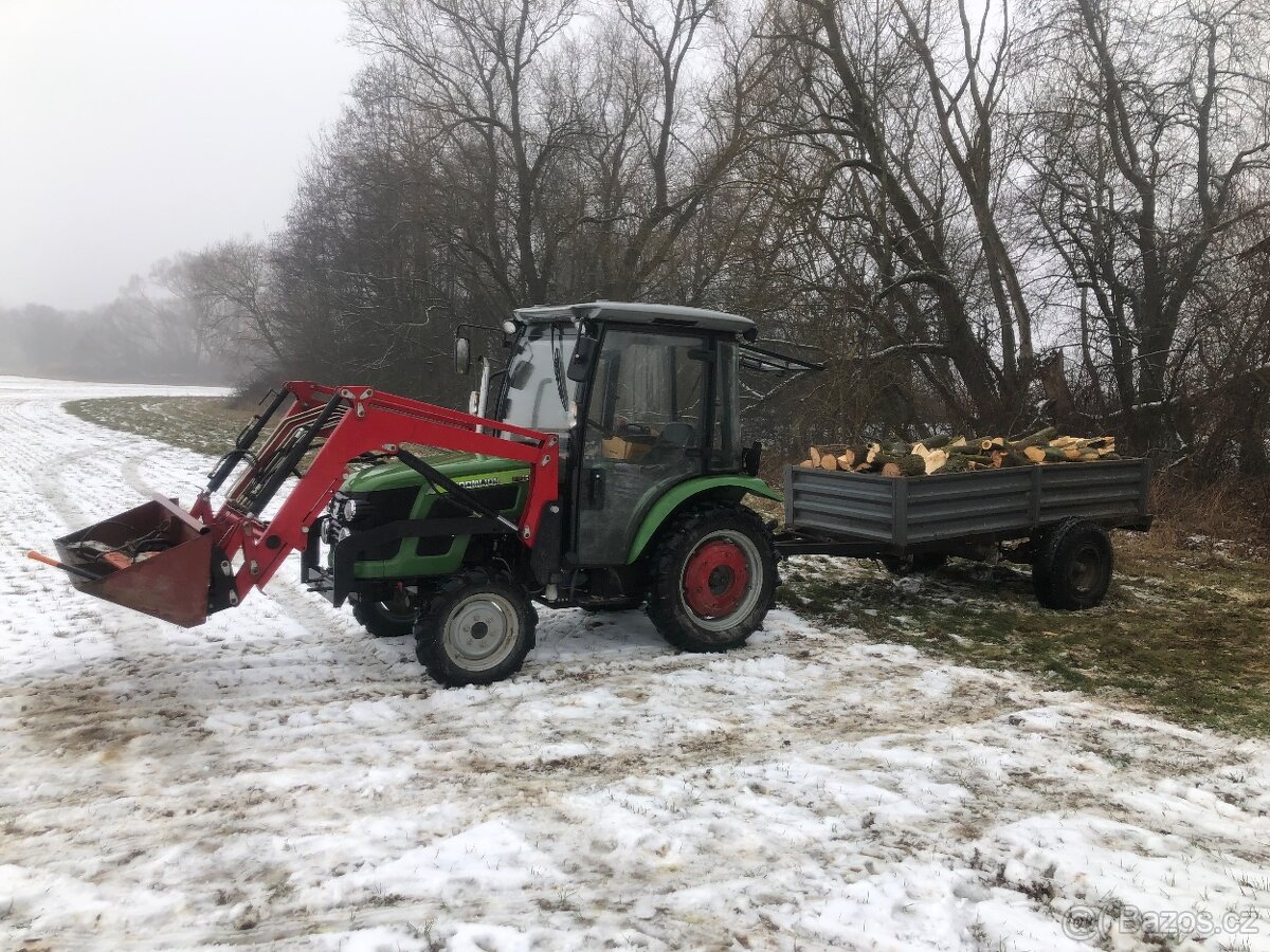 Malotraktor s čelním nakladačem Zoomlion CR254 - 2