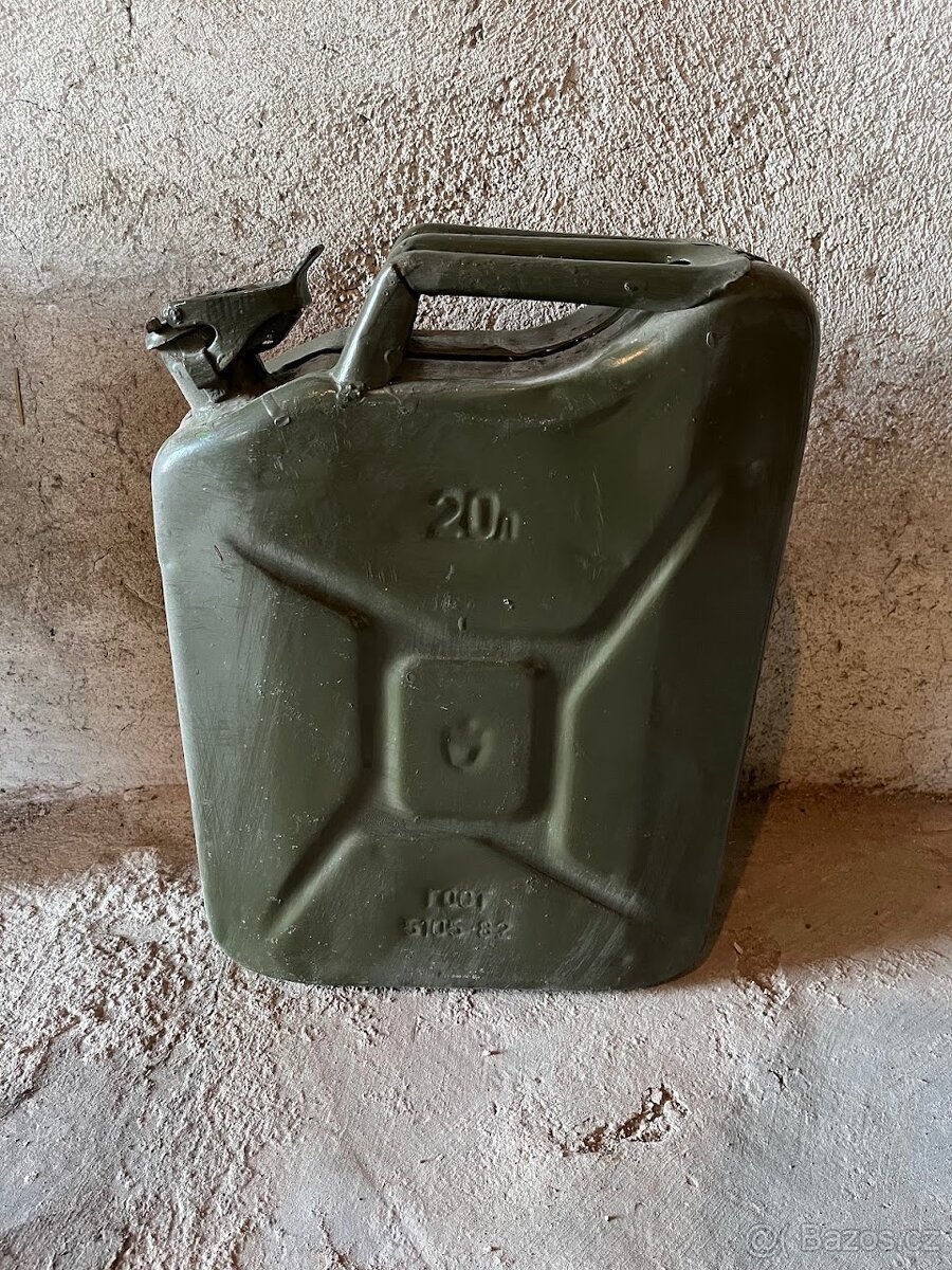 Plechové kanystry 20l - 2