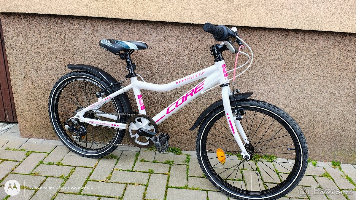 Dětské kolo CORE NIPPER 20 bílo růžové - 2