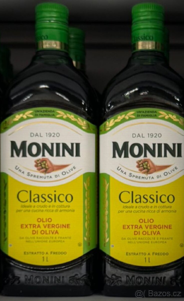 Olivový olej extra panenský z Italie 1L ve skle . 250kc - 2