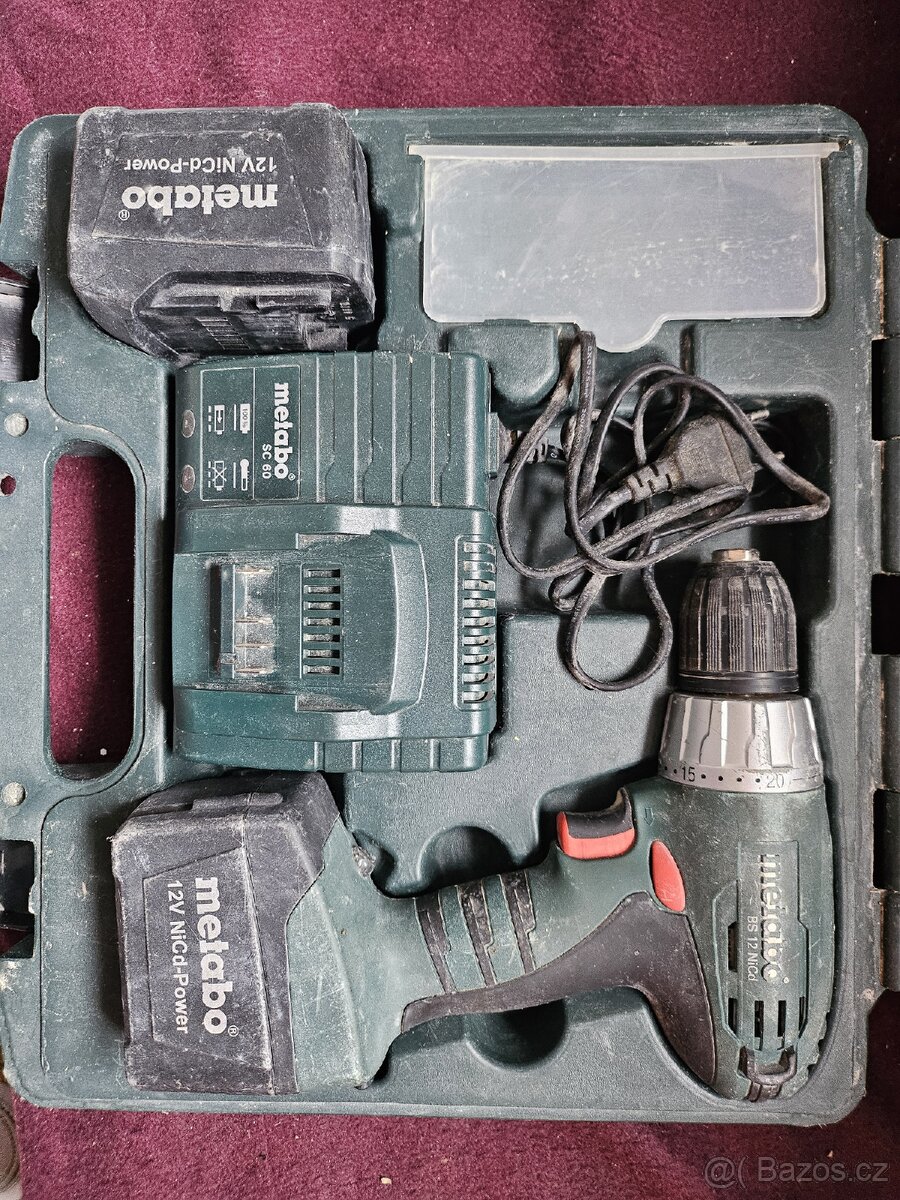 Vrtačka aku Metabo BS 12V/1,7 NICD - 2