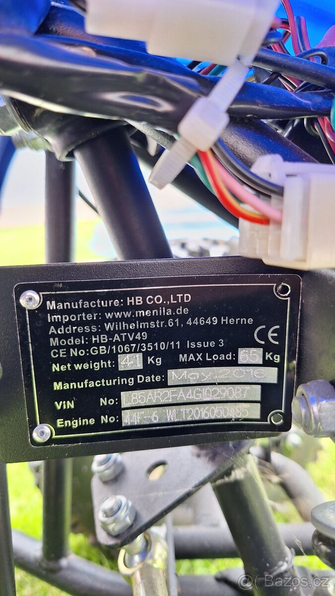 Dětská čtyřkolka