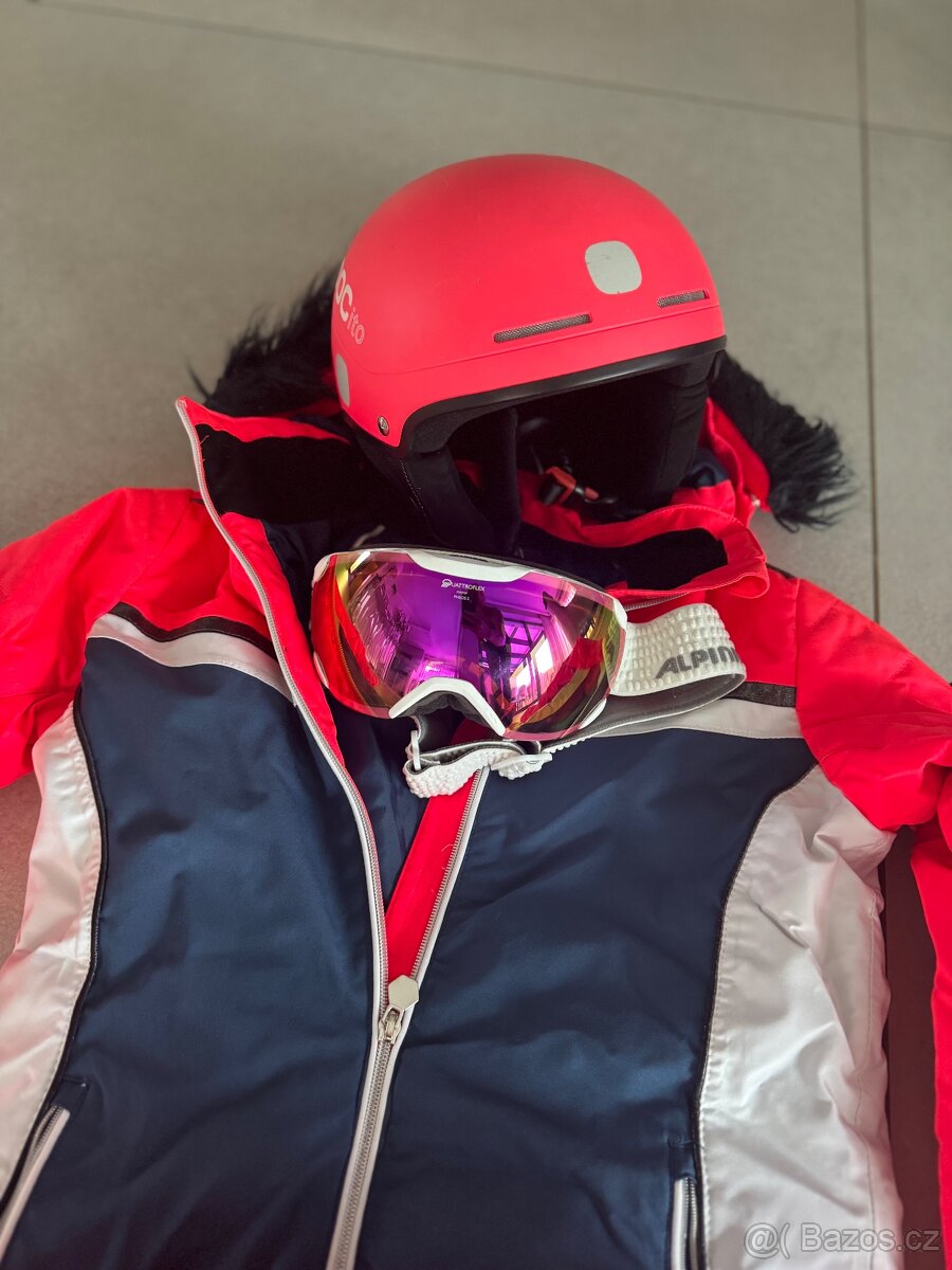 Lyžařský komplet Dare, helma, brýle - 2