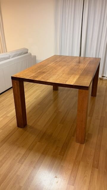 Dubový masivní stůl + 4ks židlí - 2