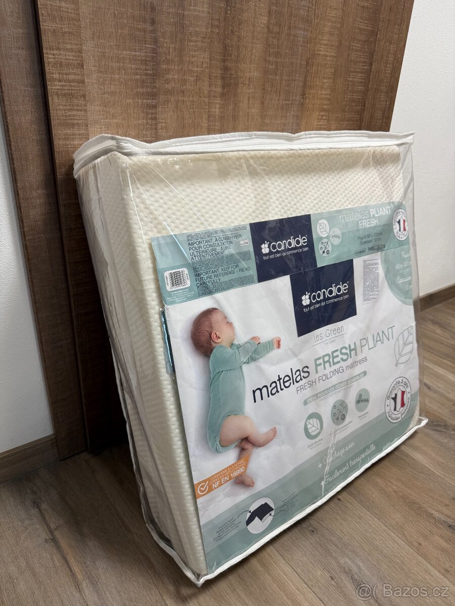 Skládací cestovní matrace Candide Tencel - vel. 60x120cm - 2