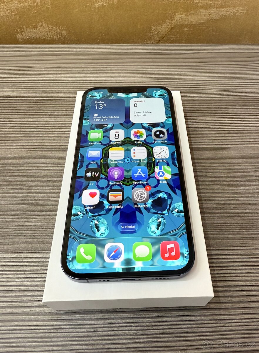 Apple iPhone 12 Pro Max 256GB modrý, TOP stav, baterie 100% - 2