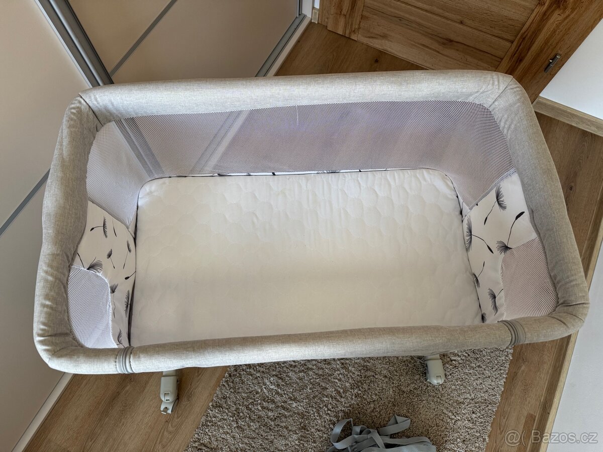 Lionelo - Dětská postýlka 3v1 AURORA šedá - 2