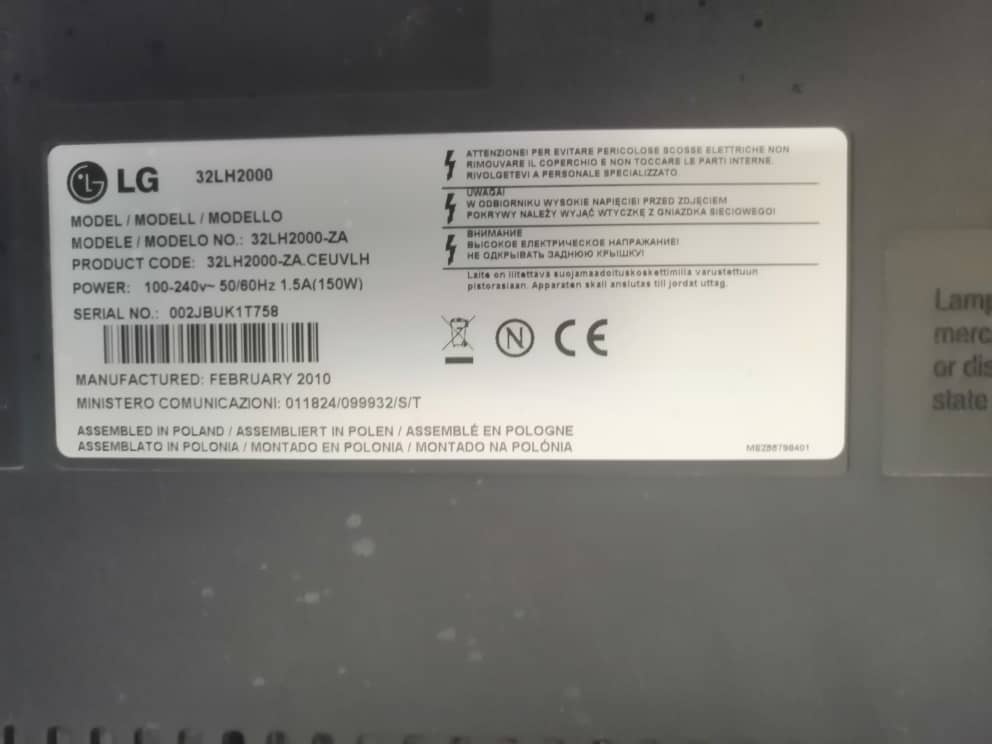 TV LG32 - 2